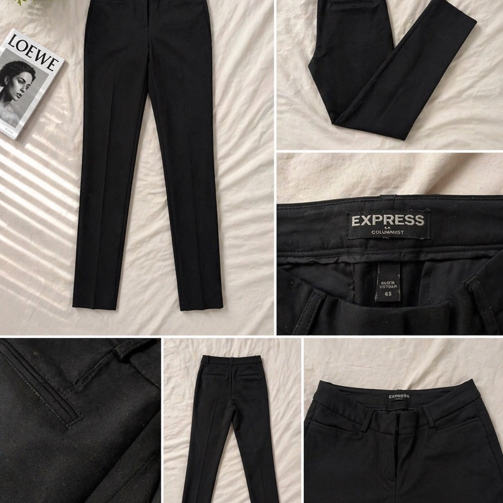 Express Black Slim Tailored Dress Pants